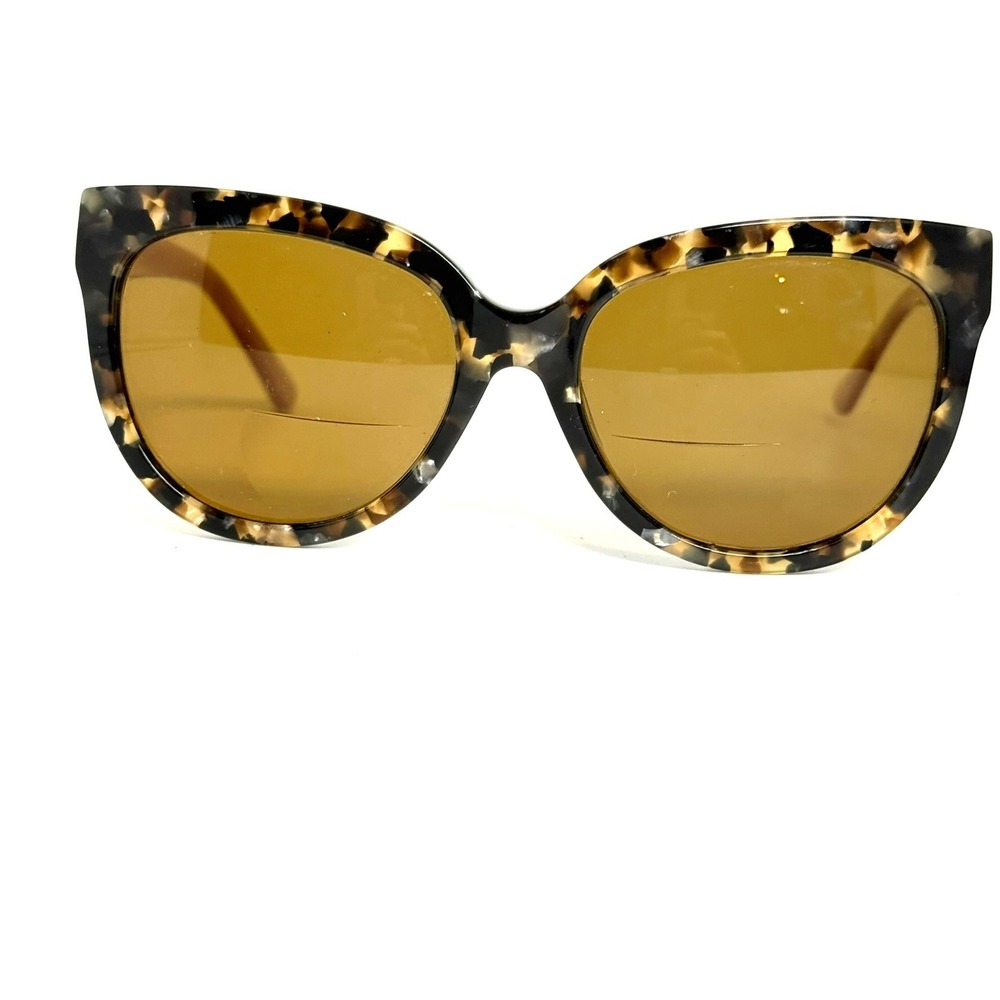 Chelsea Morgan SUNS Tortoise Tan Cat Eye Sunglasses CMS 20206 TO/BR 55-17-135
